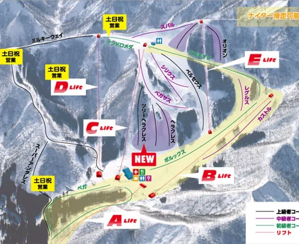 【大宮朝発】ぶっとび!日帰りスキー&スノボ|神立スノーリゾート(リフト券付)3